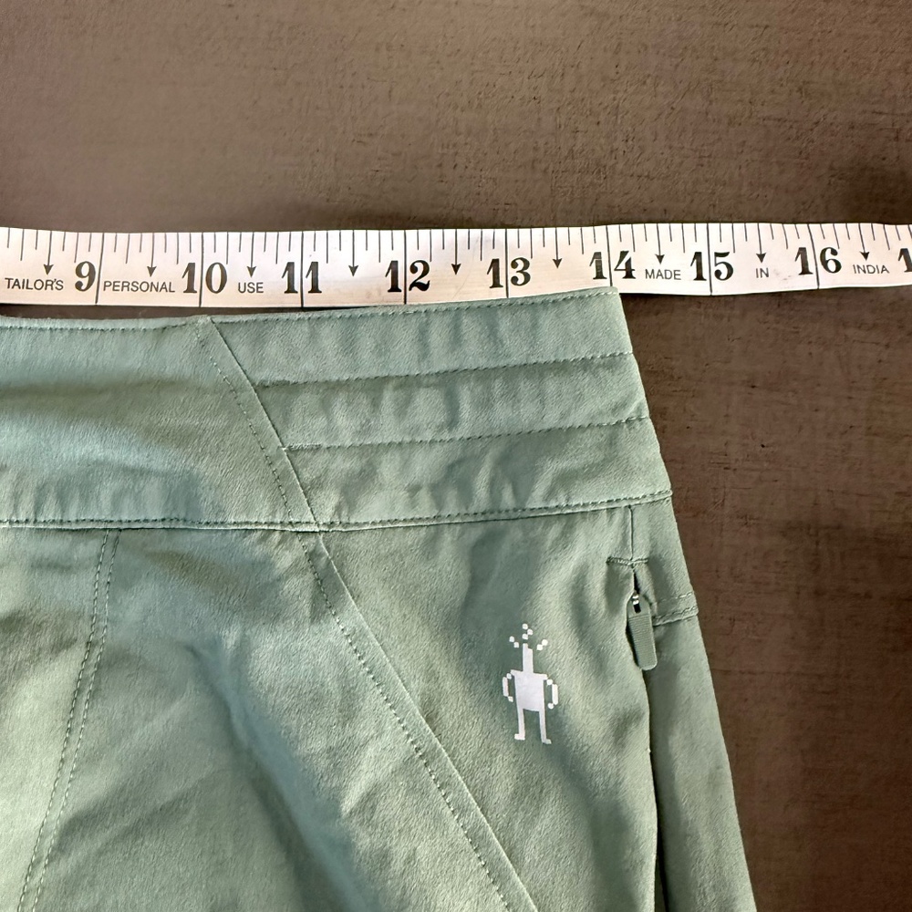 Smartwool Women's Green Merino Sport Lightweight Hiking Shorts Sz XS Activewear - Picture 7 of 9